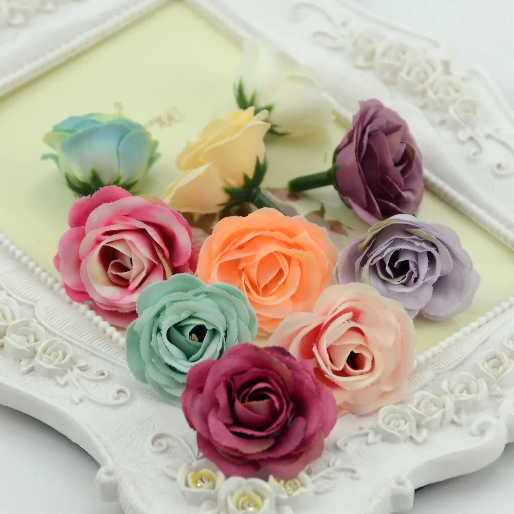 10pcs 3cm Mini Rose Cloth Artificial Flower For Wedding Party Home Room Decoration Marriage Shoes Hats Accessories Silk Flower 10pcs 3cm Mini Rose Cloth Artificial Flower For Wedding Party Home Room Decoration Marriage Shoes Hats Accessories Silk Flower