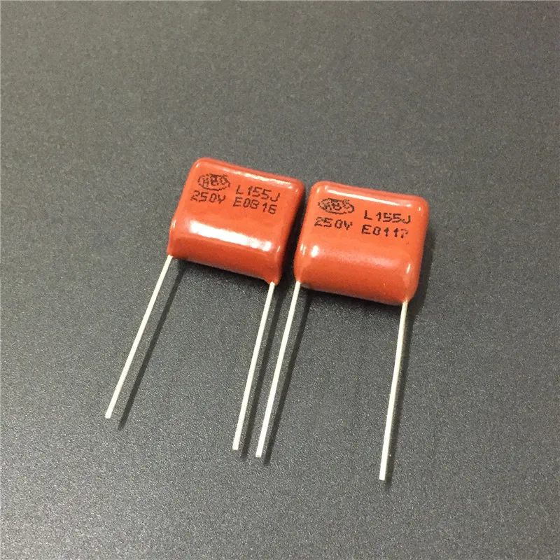 10PCS CL21 155J 250V 1.5UF 1500NF P15 Metallized Film Capacitor