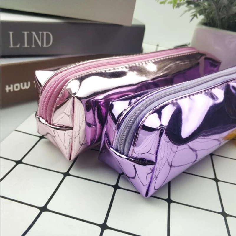 Высокое качество Dream Magic крутая сумка для карандашей Водонепроницаемый школьный чехол для карандашей блестящий PU лазер для студентов художественные канцелярские принадлежности