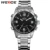 Relógios Dos Homens WEIDE LED Digital Quartz Hour Black Dial Relógio de Pulso À Prova D’ Água Relógio de Negócios Do Exército Militar Relogio masculino 2018