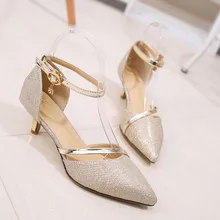 Пикантная женская обувь; женская свадебная обувь на высоком каблуке; цвет золотой, серебряный; женская обувь со стразами; Летние босоножки; женская обувь;