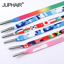 1 пара, спортивные холщовые туфли с принтом радуги, на плоской подошве, градиентные Цветные шнурки с рисовым принтом, высококачественные металлические шнурки