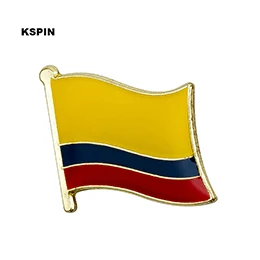 Значок с металлическим флагом для одежды с нашивками Rozety Papierowe рюкзак со значком KS-0066 - Окраска металла: KS-0066