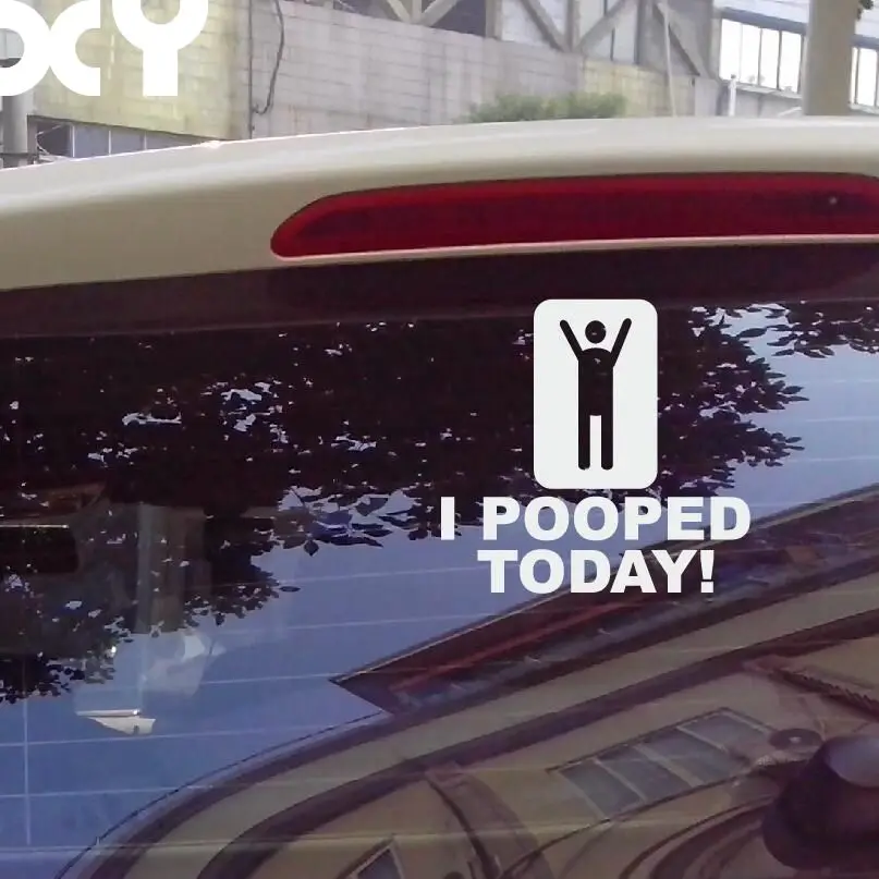 

Забавная наклейка на заднее стекло автомобиля грузовика