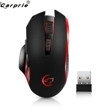 CARPRIE 2,4 ГГц Беспроводная игровая мышь эргономичная регулируемая оптическая 2400 точек/дюйм Мыши для портативных ПК Игр для офиса дома 90711