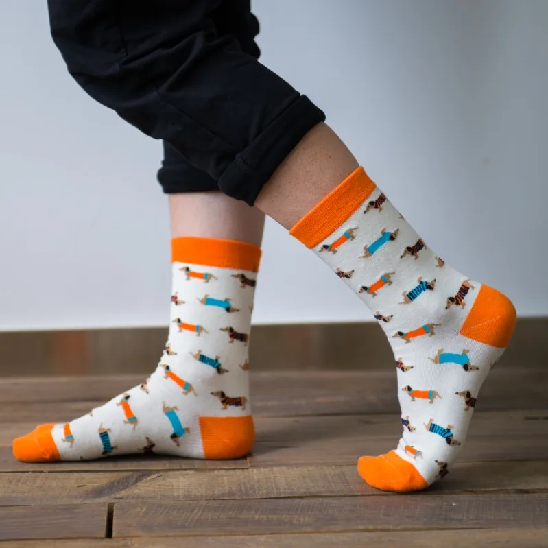 Yellow Banana Casual Cotton Crew Socks Cute Funny Sock,great For Sports And Hiking
