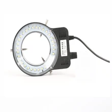 

48pcs LED SMD USB Adjustable Ring Light illuminator Lamp For Industry Microscope Industrial Camera Magnifier White Black col