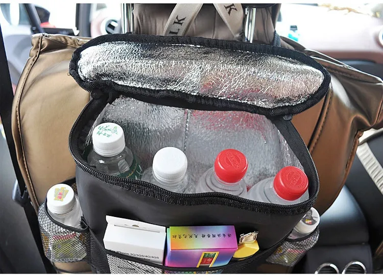 Охлаждающая сумка для льда коробка для сохранения тепла Кокс охлаждающая сумка Авто Автокресло органайзер для обуви крючок для склада ящик на заднее сидение аксессуары для путешествий