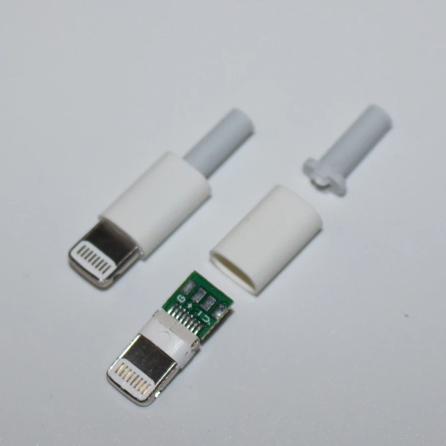 2 комплекта тип сварки 8Pin штекер USB разъем адаптер конвертер для iphone 5 5s 6 6s plus