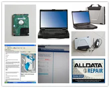 2018 auto software alldata 10.53 mitchell on demand 2in1 with laptop toughbook cf-52 with battery ram 4g hdd 1000gb windows7