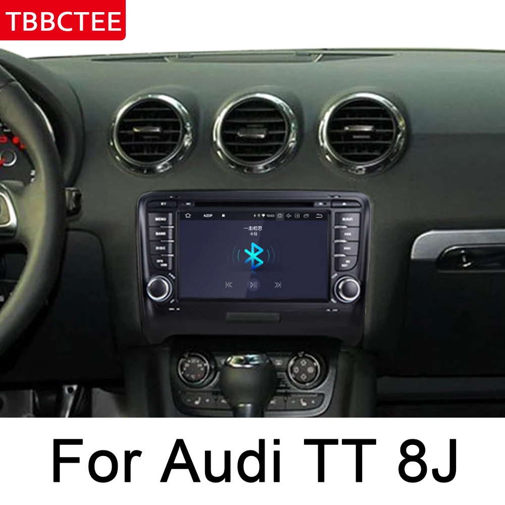 Perfect Car Multimedia Player Android Auto Radio For Audi TT 8J 2006-2014 MMI DVD GPS Navi Navigation Map Auto audio bluetooth stereo HD 2