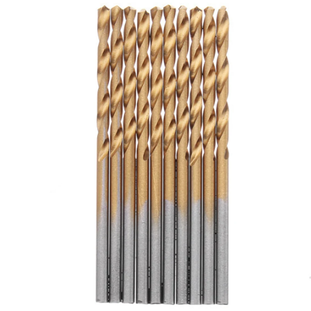 

60pcs 1/1.5/2/2.5/3/3.5mm HSS Titanium Coated Twist Drill Bit Straight Shank Drill 60pcs 1/1.5/2/2.5/3/3.5mm HSS Titanium Coated
