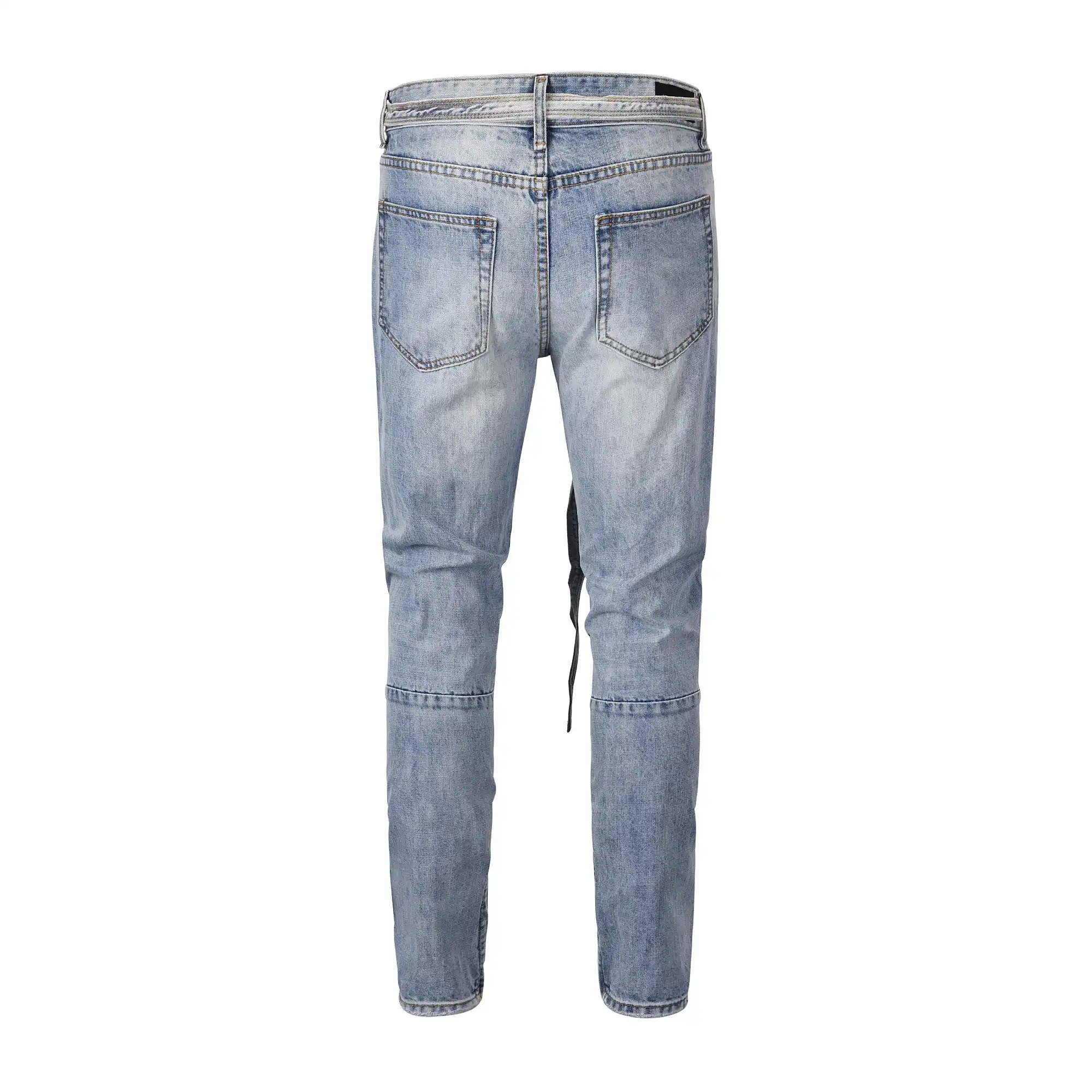 mens jeans with ankle zips