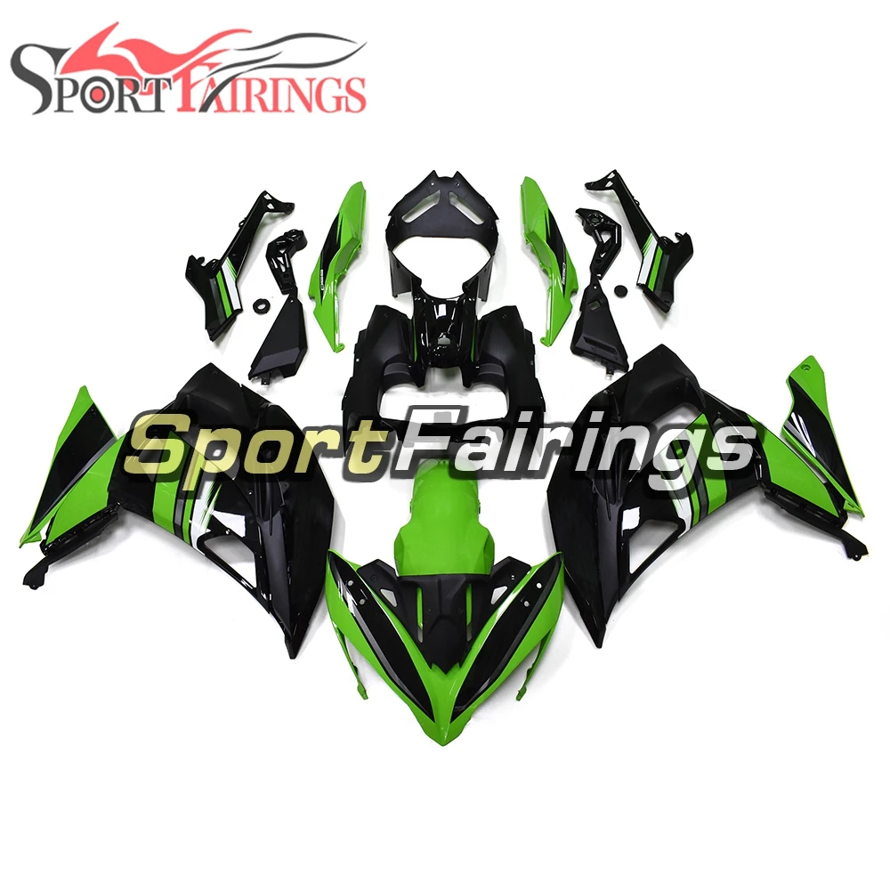 Новое поступление зеленые черные мотоциклетные Обтекатели для Kawasaki ER 6F Ninja 650 2017