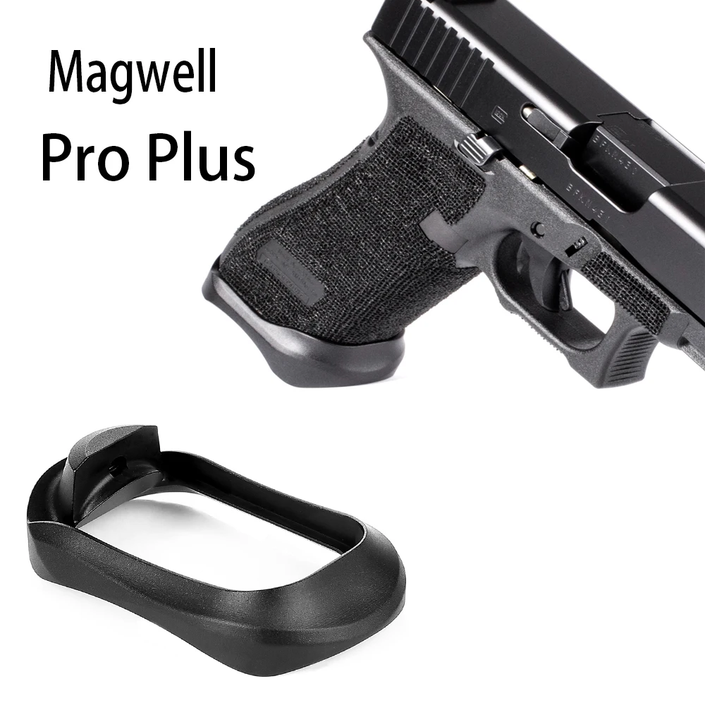 Magorui технологии Glock PRO Plus алюминий Magwell для Glock 17 22 24 31 34 35 37 Gen 1-4