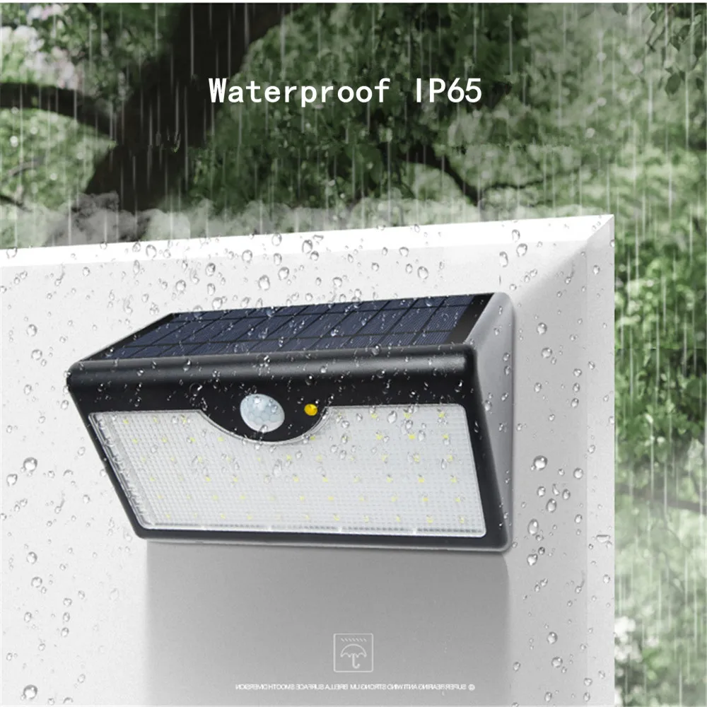 5 режимов работы наружные солнечные огни 60 светодиодов 1300LM беспроводной пульт