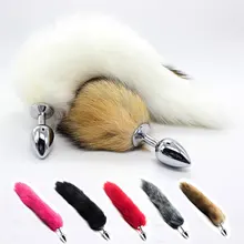 CPWD Adult Sex Toy Metal Anal Toys Fox Tail Anal Plug Erotic Toys Butt Plug Sex Toys for Woman And Men Sexy Butt Plug for Couple