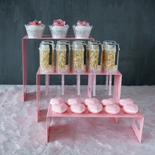 SWEETGO 10 отверстий puch Торт Стенд Макияж кисти хранения десерт декораторы украшения дома формы для выпечки Кухонные металлические аксессуары розовый