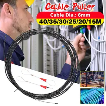 

6mm 5 Meter To 40 Meter Orange Guide Device Fiber Glass Electric Cable Push Pullers Duct Snake Rodder Fish Tape Wire