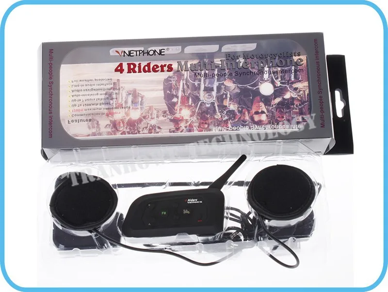4 Rider 1200 м FM полный дуплексный BT Bluetooth мотоциклетный шлем домофон с шумоподавлением Переговорная гарнитура