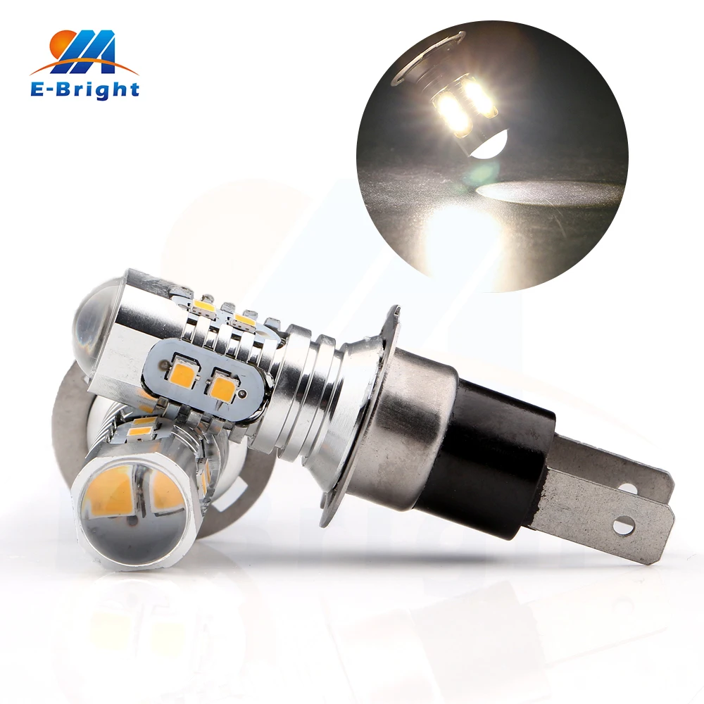 8 10 шт./лот H3C Белая светодиодная противотуманная фара 2323 SMD Led 800Lm яркость Len