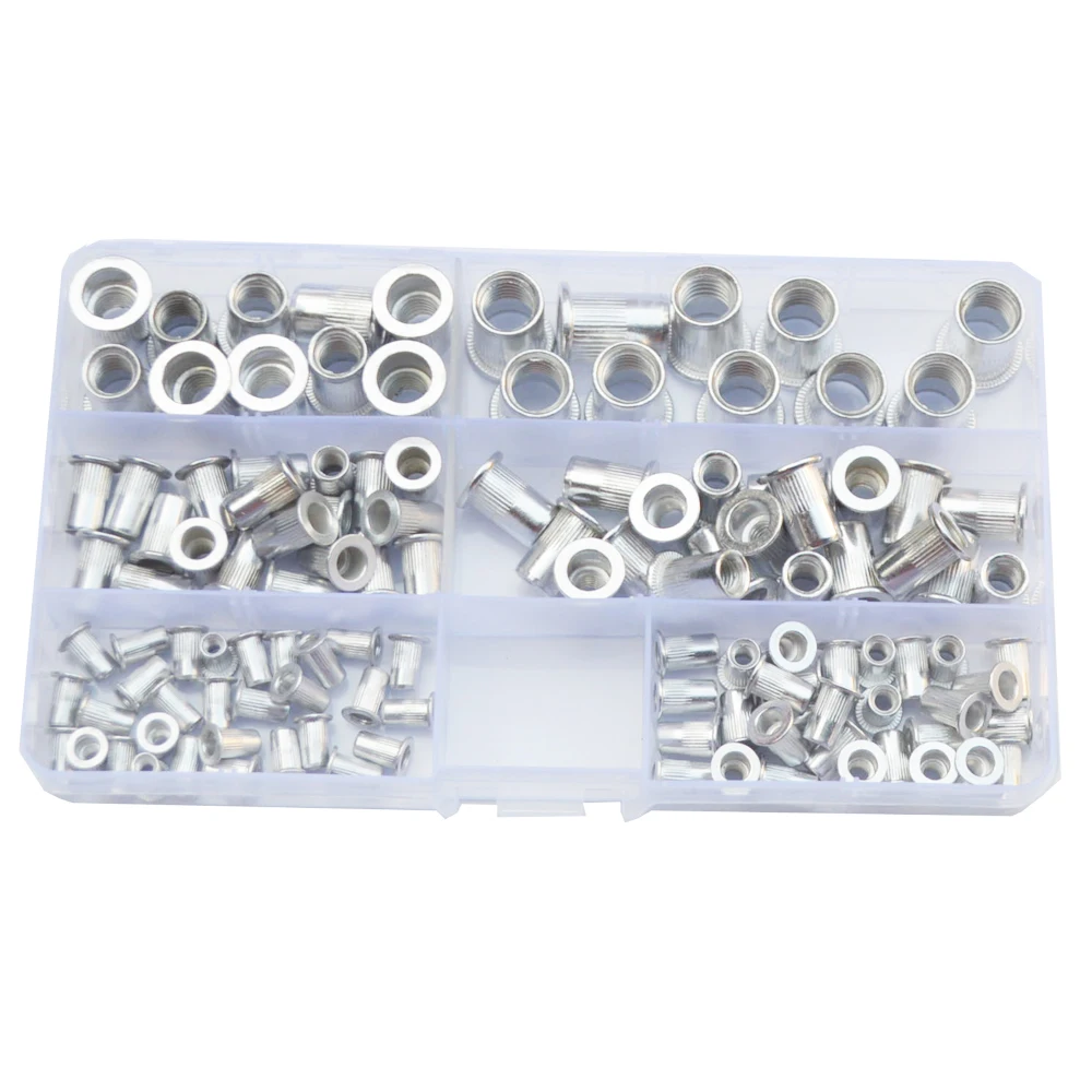 

Aluminun Rivet Nut Metric Threaded Rivnut Nutsert Insert Blind Rivetnuts Metal Hardware Set Assortment Kit M3 M4 M5 M6 M8 M10