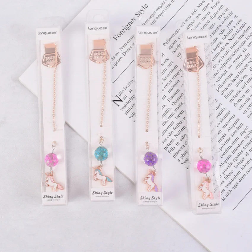 1 шт. металлическая закладка Мультфильм подвеска «Фламинго» держатель книги Bookmarks для книг канцелярский школьный офисный поставка Escolar Papelaria