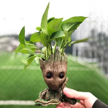 Drop shipping Flowerpot Baby Action Figures Cute Model Kawaii Twig Guardians Vessel Antistress Tree Men Resin