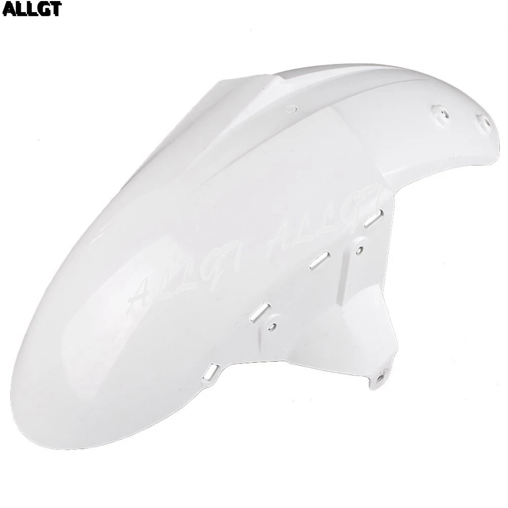 

ALLGT White Unpainted ABS Plastic Mudguard Fender Set Front Fender for KAWASAKI 2004 2005 2006 2007 ZX10R