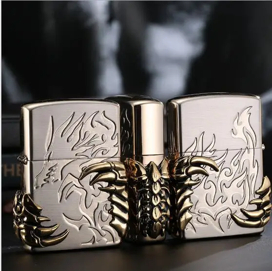 CHIEF copper personality kerosene, male lighter, magic dragon claws