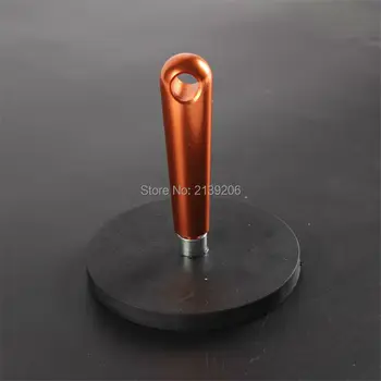 

2pcs D88mm Pulling Force 42KG Detachable Handle Strong Neodymium Auto Film Fasteners Rubber Wrapped,Scratch-Resistant Magnet