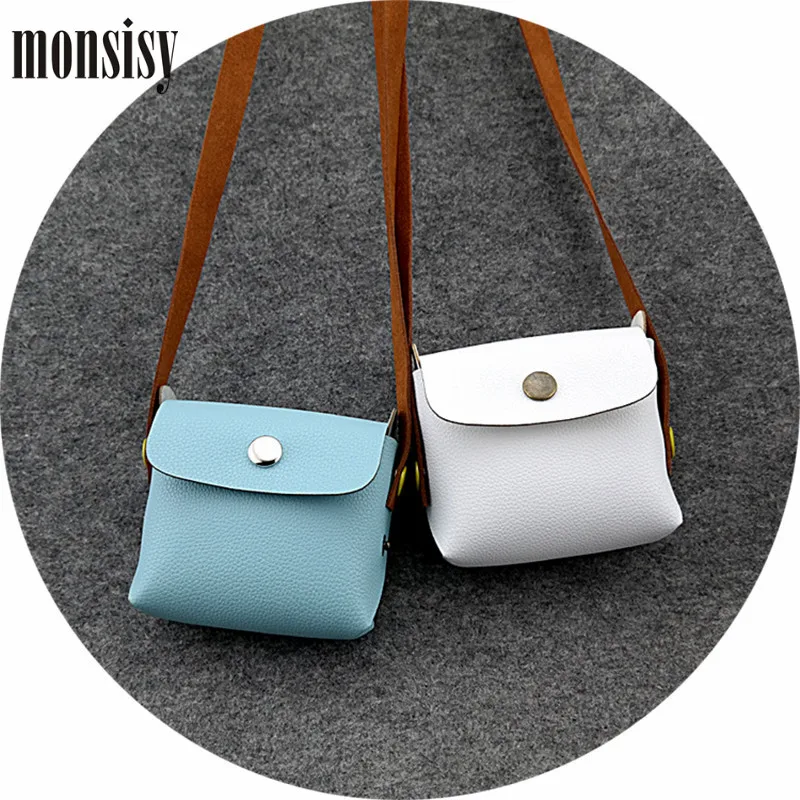 

Monsisy 5PCS Children Shoulder Bag For Boy Coin Purse and Handbag For Baby Children Wallet Causal PU Leather Kid Girl Flap Bag