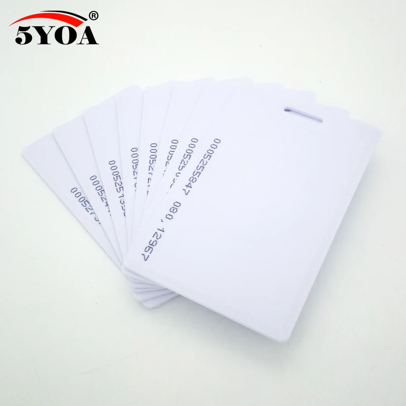 4100/4102 шт. 5YOA Толстая EM ID карта RFID карта 125 реакции 100 кГц RFID карта ID карта подходит для контроля доступа посещаемость времени