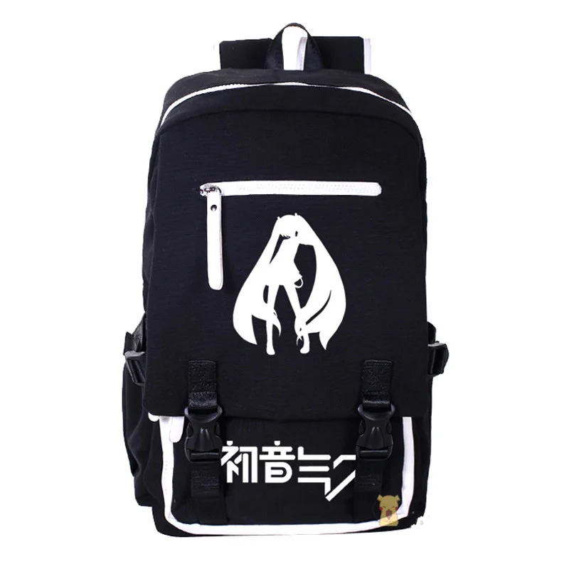 VOCALOID Canvas Shoulder Bag Men Women Hatsune Miku Cosplay Backpack Schoolbag Cartoon School Students Laptop Bag VOCALOID Canvas Shoulder Bag Men Women Hatsune Miku Cosplay Backpack Schoolbag Cartoon School Students Laptop Bag