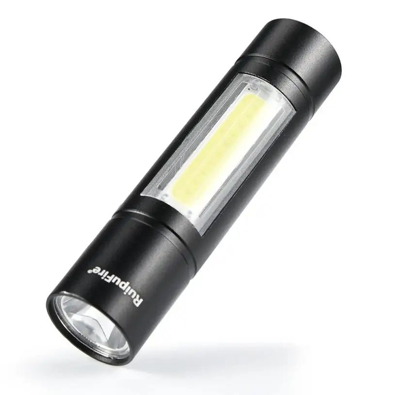 

MUQGEW XML T6+COB LED Flashlight Lamp Hand Torch USB Charge Outdoor flashlight Led UV Flashlight Torch Light Ultra Violet