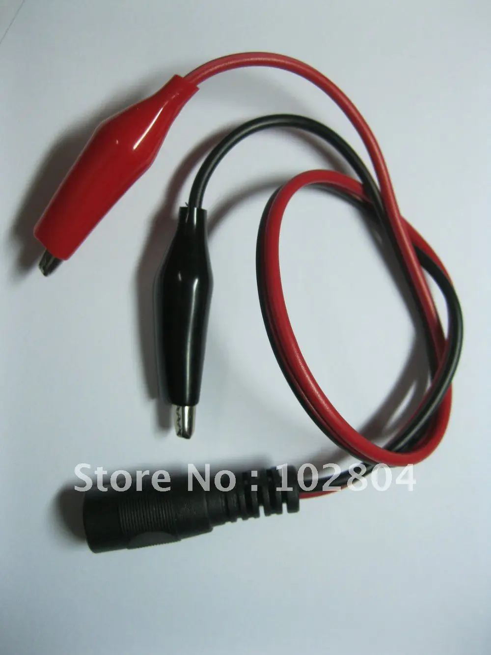 

DC Power Female Jack Connector to Dual Alligator Clip Cable 5.5 x 2.1mm Hot Sale High Quality 150 Pcs Per Lot
