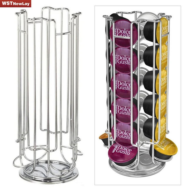 Cheap Top Home Solutions Revolving Rotating 24 Capsule Coffee Pod Holder Tower Stand Rack For Dolce Gusto Cheap Top Home Solutions Revolving Rotating 24 Capsule Coffee Pod Holder Tower Stand Rack For Dolce Gusto