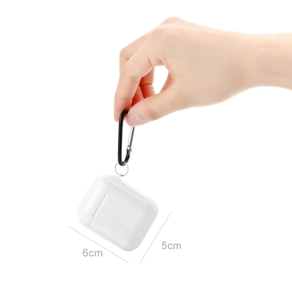 Мини Qi Беспроводной зарядный чехол для защитный AirPods коробка Airpod Air стручки Coque
