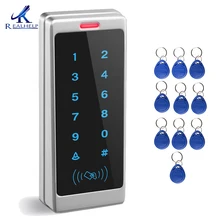 Водонепроницаемая сенсорная клавиатура система контроля доступа поддержка 1000 карты и 500 пароль Wiegand кардридер