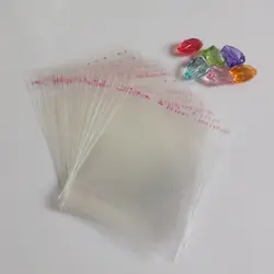 500 шт. Ясно opp самоклеющиеся Печать прозрачные сумки для ткань/подарок/ювелирные сумки пластиковые пакеты Дисплей мешок
