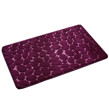 

Solid Stone Design Bedmat For Decor Anti-slip Tapis De Bain For Living Room Bath Rugs In Home Bathroom & Kitchen Carpet In Room