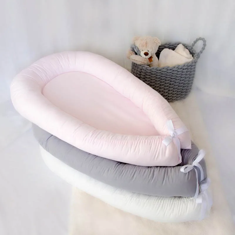 Чистый хлопок кровать для кроватки портативный удаляемый моющийся одеяло детская кровать новорожденный бионический кровать полностью