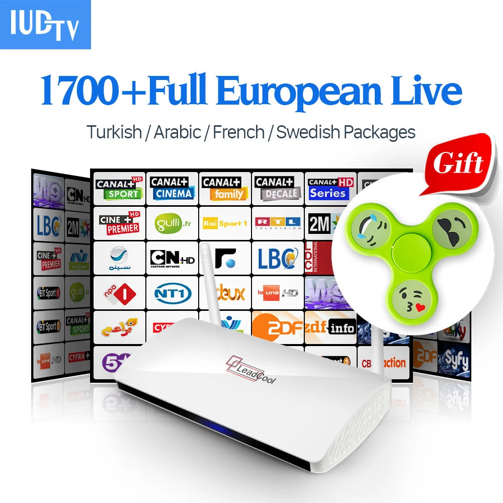 Prix pour Leadcool Android TV Set Top Box TV Récepteur 3 \ 6 \ 12 Mois Iudtv Abonnement IPTV Français Suède Arabe l'europe Canaux Top Box Prix pour Leadcool Android TV Set Top Box TV Récepteur 3 \ 6 \ 12 Mois Iudtv Abonnement IPTV Français Suède Arabe l'europe Canaux Top Box