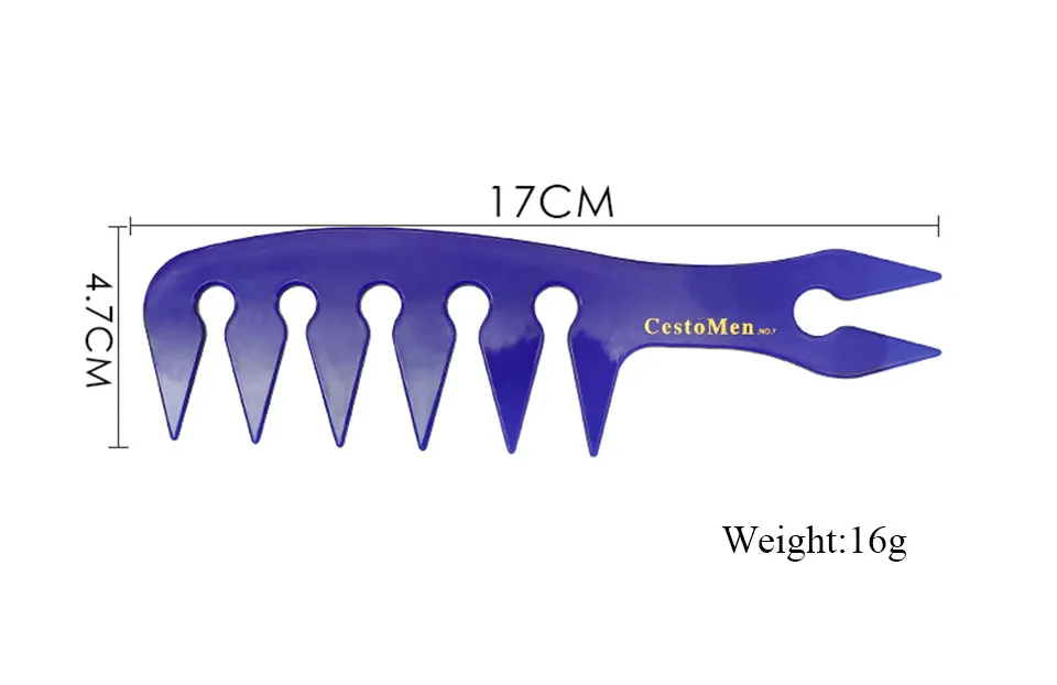 Мужская модная парикмахерская расческа для наращивания текстуры волос идеальная Стильная мужская Расческа с широкими зубами дизайн парикмахерские расчески инструменты