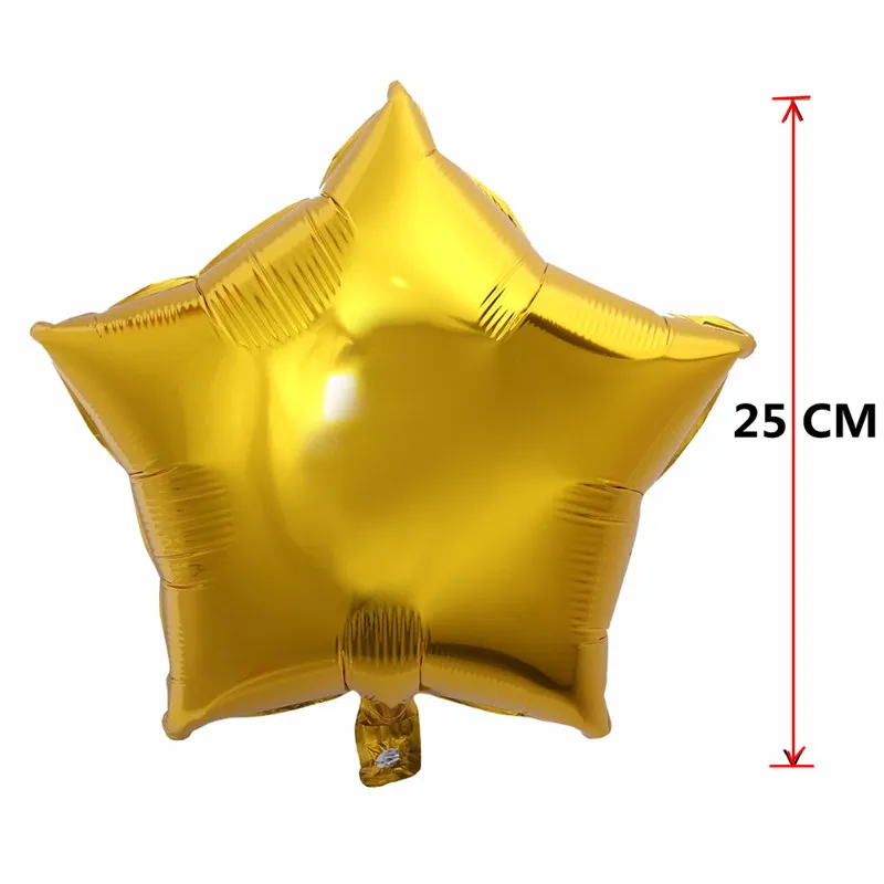5 шт Звездные шары 10 дюймов алюминиевые фольги гелиевые шары Декор для рождества, дня рождения, свадьбы воздушные шары вечерние 7Z