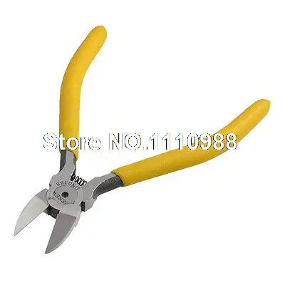 

Yellow Plastic Coated Grips Wire Cutter Side Cutting Pliers 5.5"