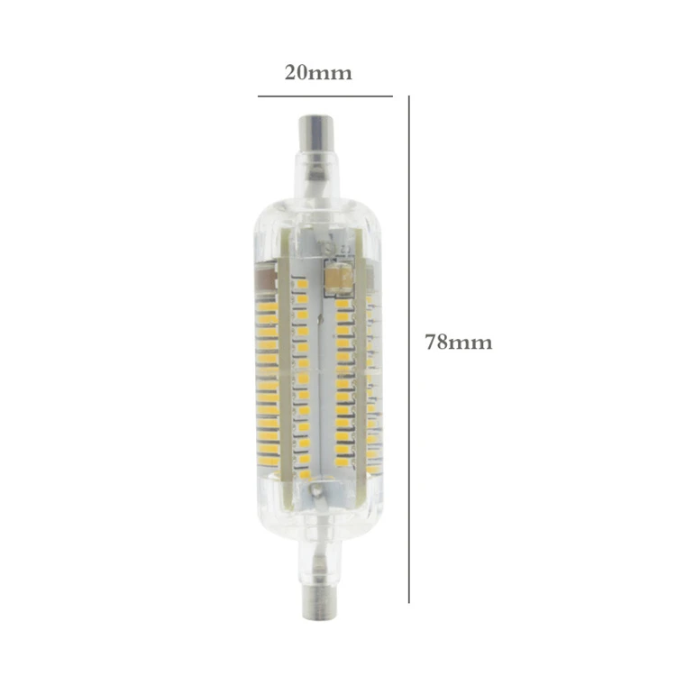 R7S светодиодные лампочки 78 мм 118 мм SMD 4014 лампада J78 J118 220-240 В 360 градусов полный освещение Luz прожектор Лампы для мотоциклов как Ампуле LED