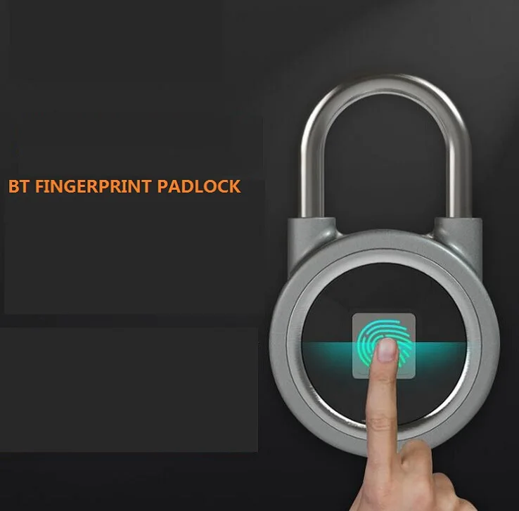 Противоугонные Smart отпечатков пальцев замок Keyless Bluetooth телефон Приложение iOS Android приложение управления двери навесной замок для шкафов замок