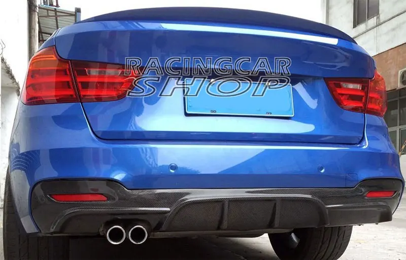 GT Real carbon fiber rear trunk spoiler wing lip FOR BMW F34 3-Series GT Hatchback 2013up