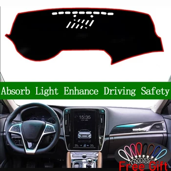 

For BYD QIN 2017 2018 Dashboard Cover Sun Shade Non-slip Dash Mat Pad Carpet Car Stickers Interior Accessories